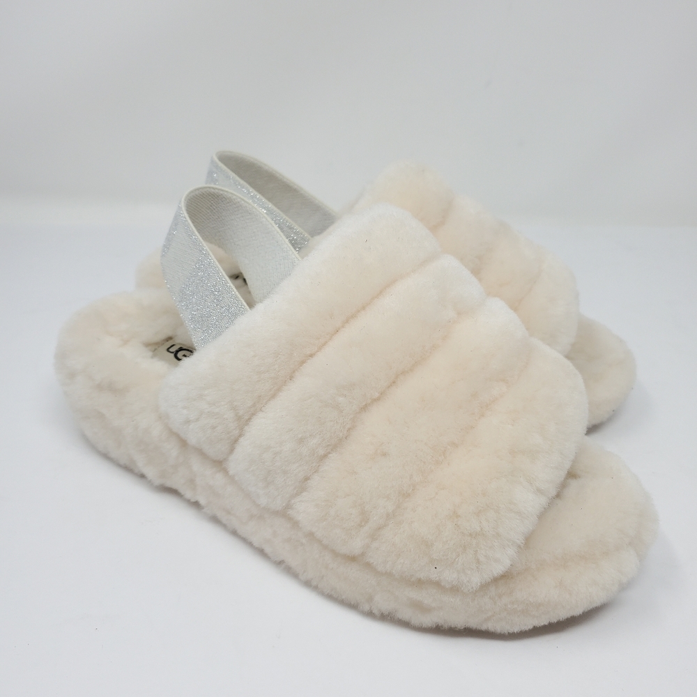Ugg Fluff Yeah Genuine Shearling Slide Like New